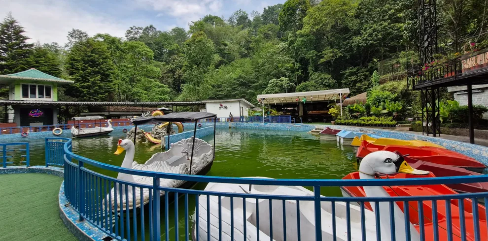 A water park at Banjhakri Falls, Sikkim Tourism spot near Gangtok