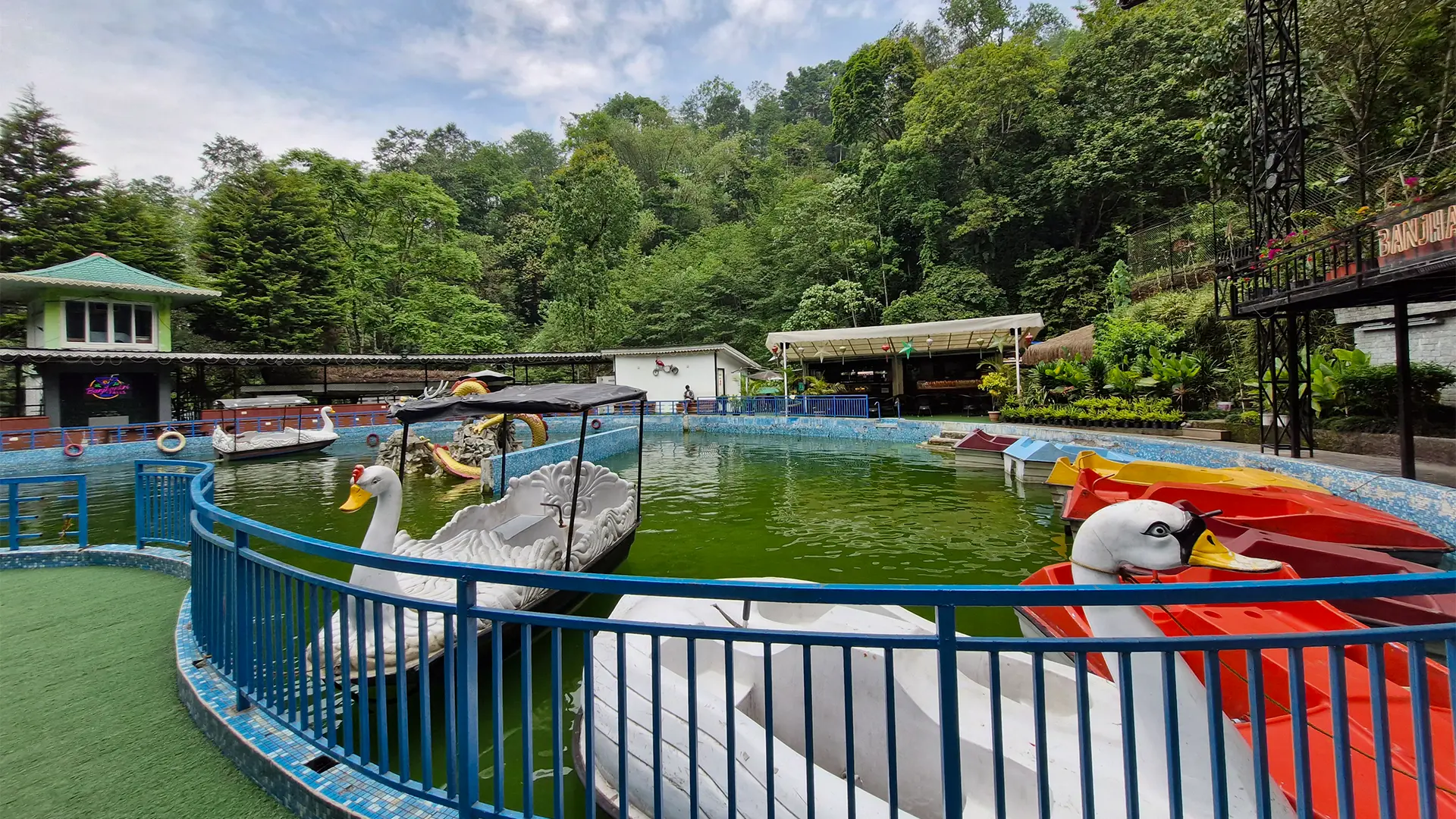 A water park at Banjhakri Falls, Sikkim Tourism spot near Gangtok